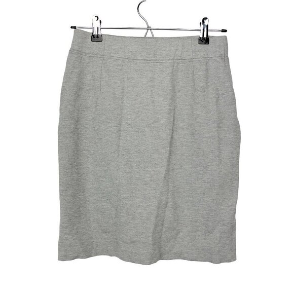 MARC CAIN Essentials Slim fitting inβ fine jersey Casual Grey Mini Skirt sz 1 - Picture 3 of 13
